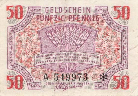 r.213 50 Pfennig 1947